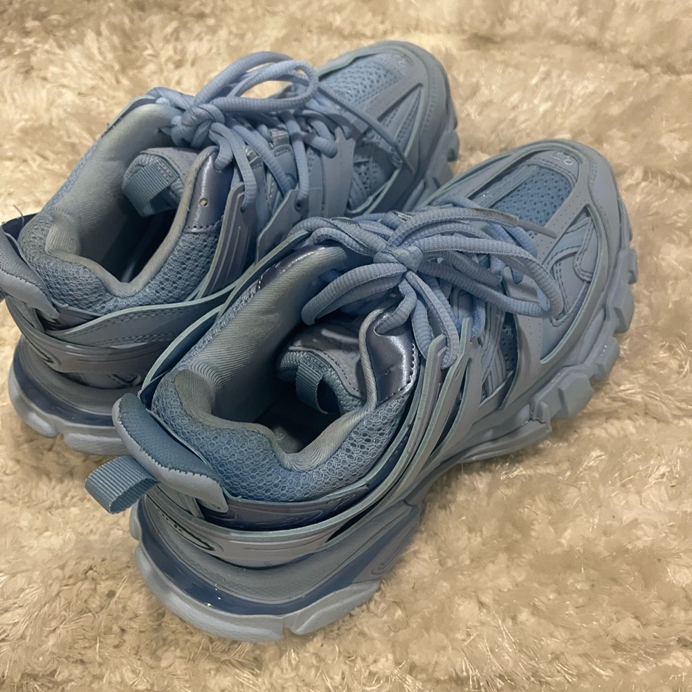 2021 Balenciaga Wmns Track Sneaker 'Metallic Indigo'